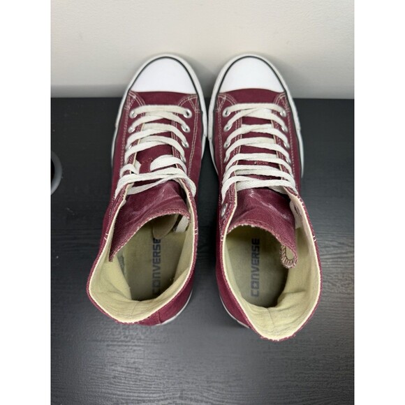 Converse CTAS Hi Top Sneakers Maroon Mens 8 / Wo 10 | M9613 Skater ShoesY2K - Picture 8 of 16